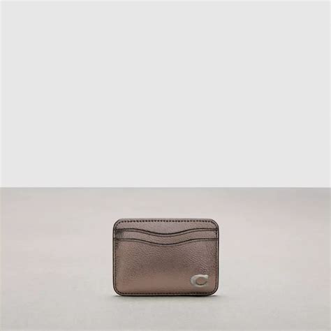 Wavy Card Case In Coachtopia Leather With .